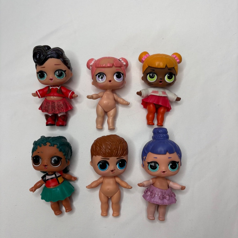 LOL Surprise Doll Lot-6 MGA Entertainment Mini Figures The Queen Center Stage